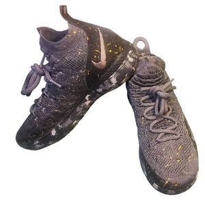 Mens Nike Zoom KD 11 Gold Splatter Basketball Sneakers Shoes  Size 8.5 A…